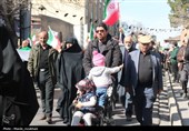 وداع مردم قزوین با شهید مدافع وطن