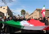 وداع مردم قزوین با شهید مدافع وطن