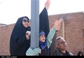 وداع مردم قزوین با شهید مدافع وطن