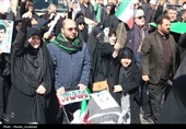 وداع مردم قزوین با شهید مدافع وطن