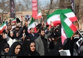 وداع مردم قزوین با شهید مدافع وطن