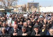 وداع مردم قزوین با شهید مدافع وطن