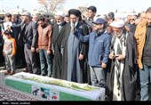 وداع مردم قزوین با شهید مدافع وطن