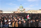 وداع مردم قزوین با شهید مدافع وطن