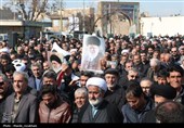 وداع مردم قزوین با شهید مدافع وطن