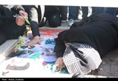 وداع مردم قزوین با شهید مدافع وطن
