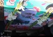 وداع مردم قزوین با شهید مدافع وطن