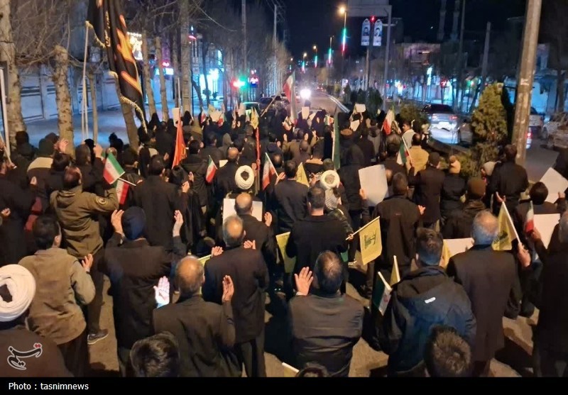 تصاویر هوایی از جمعیت خرم آبادی‌ها در ششمین روز شهادت امام امت