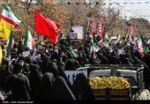 راهپیمایی محکومیت جنایات آمریکا و اسرائیل - قزوین