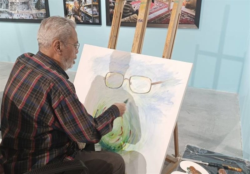 نقاشی , رهبر انقلاب ,