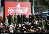مراسم هفتمین روز شهادت رهبر شهید انقلاب در بجنورد