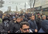 تشییع پیکر مطهر شهید «احمد لیالی مقدم» در اردبیل