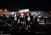 شادی مردم تهران پس از اعلام رهبری آیت الله سیدمجتبی خامنه‌ای