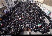 اجتماع مردمی بیعت با آیت‌الله سید مجتبی خامنه‌ای سومین رهبر معظم انقلاب اسلامی - قزوین