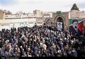 اجتماع مردمی بیعت با آیت‌الله سید مجتبی خامنه‌ای سومین رهبر معظم انقلاب اسلامی - قزوین