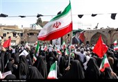 اجتماع مردمی بیعت با آیت‌الله سید مجتبی خامنه‌ای سومین رهبر معظم انقلاب اسلامی - قزوین