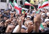 اجتماع مردمی بیعت با آیت‌الله سید مجتبی خامنه‌ای سومین رهبر معظم انقلاب اسلامی - قزوین