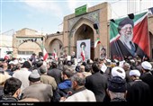 اجتماع مردمی بیعت با آیت‌الله سید مجتبی خامنه‌ای سومین رهبر معظم انقلاب اسلامی - قزوین