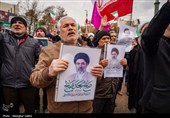 اجتماع مردمی بیعت با آیت‌الله سید مجتبی خامنه‌ای سومین رهبر معظم انقلاب اسلامی - بجنورد