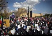 اجتماع مردمی بیعت با آیت‌الله سید مجتبی خامنه‌ای سومین رهبر معظم انقلاب اسلامی - شیراز