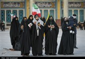 اجتماع مردمی بیعت با آیت‌الله سید مجتبی خامنه‌ای سومین رهبر معظم انقلاب اسلامی در مسجد مقدس جمکران