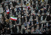 اجتماع مردمی بیعت با آیت‌الله سید مجتبی خامنه‌ای سومین رهبر معظم انقلاب اسلامی در مسجد مقدس جمکران