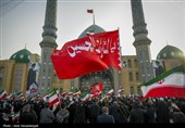 اجتماع مردمی بیعت با آیت‌الله سید مجتبی خامنه‌ای سومین رهبر معظم انقلاب اسلامی در مسجد مقدس جمکران