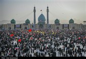 اجتماع مردمی بیعت با آیت‌الله سید مجتبی خامنه‌ای سومین رهبر معظم انقلاب اسلامی در مسجد مقدس جمکران