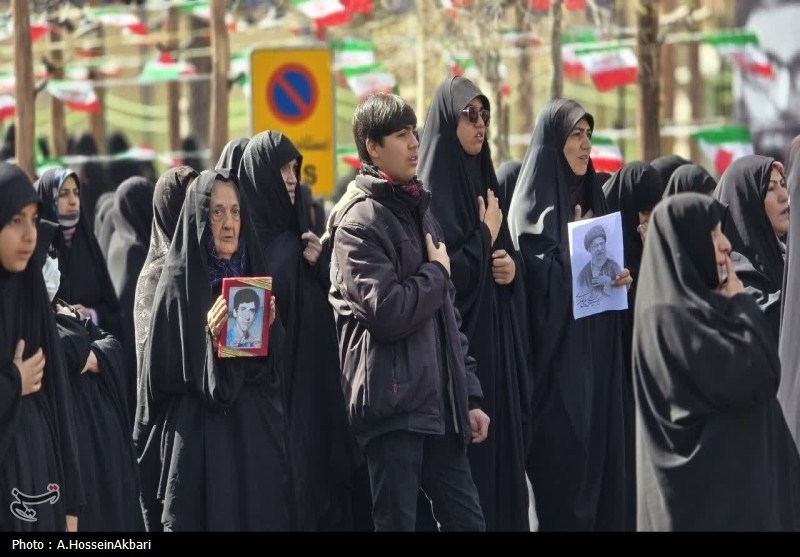 کاشان , اخبار کاشان , تشییع شهدا , تشییع , شهدای مدافع وطن , 