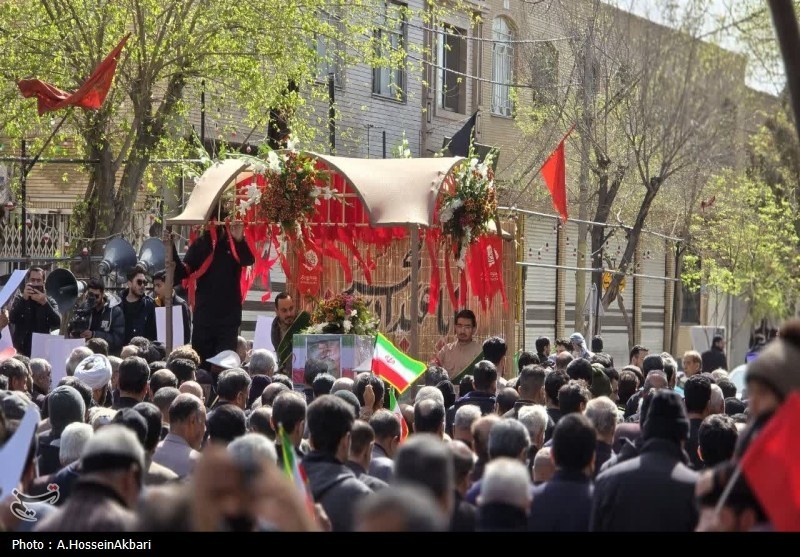 کاشان , اخبار کاشان , تشییع شهدا , تشییع , شهدای مدافع وطن , 