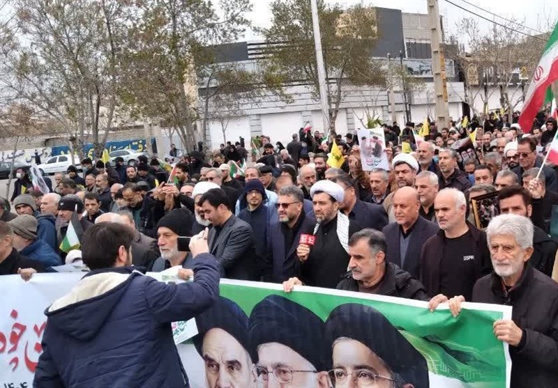 حضور تاریخی مردم روزه‌دار اسلامشهر در راهپیمایی روز جهانی قدس