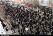 تشییع  پیکر 6 شهید راهدار حملات آمریکایی - صهیونی در زنجان
