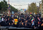 تشییع شهید اقتدار تاکستان