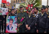 تشییع شهید اقتدار تاکستان