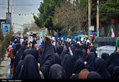 تشییع شهید اقتدار تاکستان