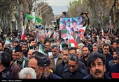 تشییع شهید اقتدار تاکستان