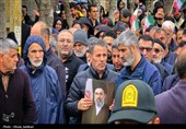 تشییع شهید اقتدار تاکستان