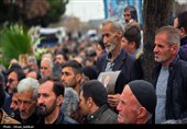 تشییع شهید اقتدار تاکستان
