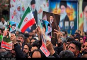 تشییع شهید اقتدار تاکستان