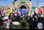 اجتماع بیعت دانش آموزان قزوین با رهبر انقلاب 