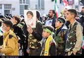 اجتماع بیعت دانش آموزان قزوین با رهبر انقلاب 