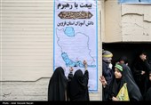 اجتماع بیعت دانش آموزان قزوین با رهبر انقلاب 