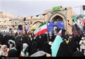اجتماع بیعت دانش آموزان قزوین با رهبر انقلاب 