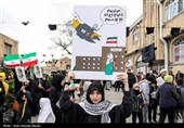 اجتماع بیعت دانش آموزان قزوین با رهبر انقلاب 