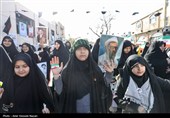 اجتماع بیعت دانش آموزان قزوین با رهبر انقلاب 