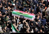 تشییع پیکر شهدای حملات آمریکایی صهیونی در  همدان