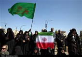 تشییع پیکر شهدای حملات آمریکایی صهیونی در  همدان