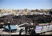 تشییع پیکر شهدای حملات آمریکایی صهیونی در  همدان