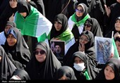 تشییع پیکر شهدای حملات آمریکایی صهیونی در  همدان