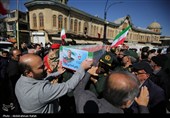 تشییع پیکر شهدای حملات آمریکایی صهیونی در  همدان